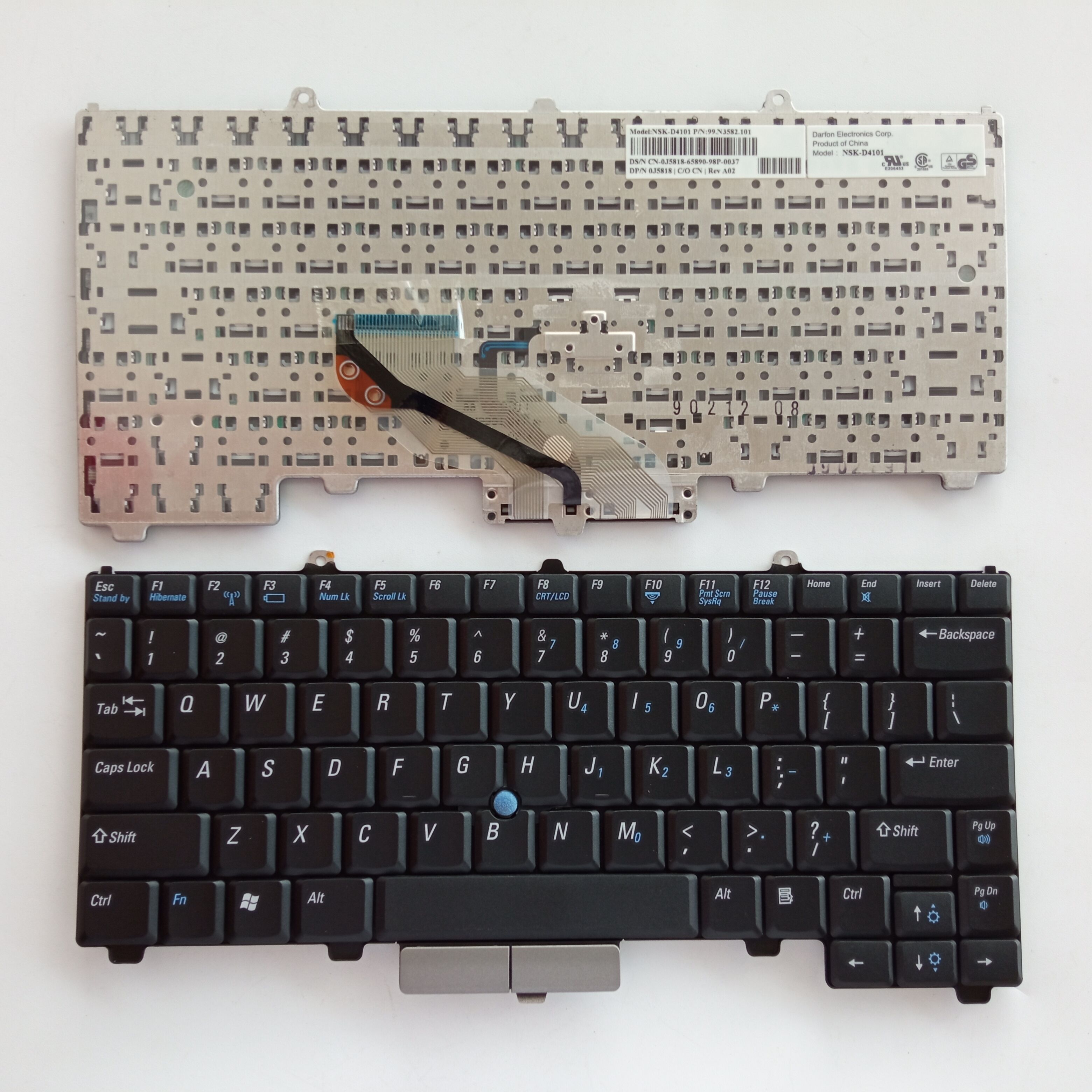Picture of New Replacement Laptop Keyboard For DELL D410 BLACK With Point US Layout